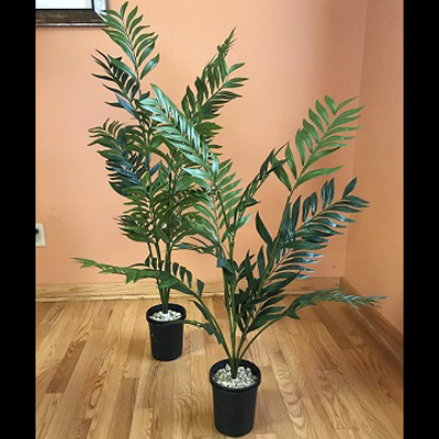 Parlour Palm Pair 3' & 4' - Artificial Trees/Floor Plants - Prom tropical tree rental